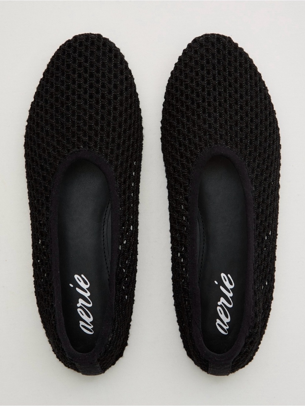 Aerie Minimalist Crochet Ballet Flat - Size 8
